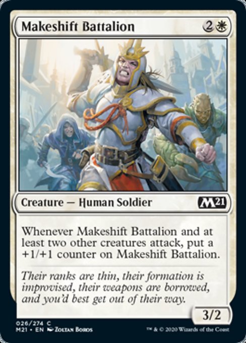 Makeshift Battalion [Core Set 2021] | Gaming Infinity