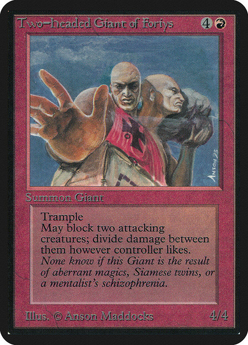 Two-Headed Giant of Foriys [Limited Edition Alpha] | Gaming Infinity