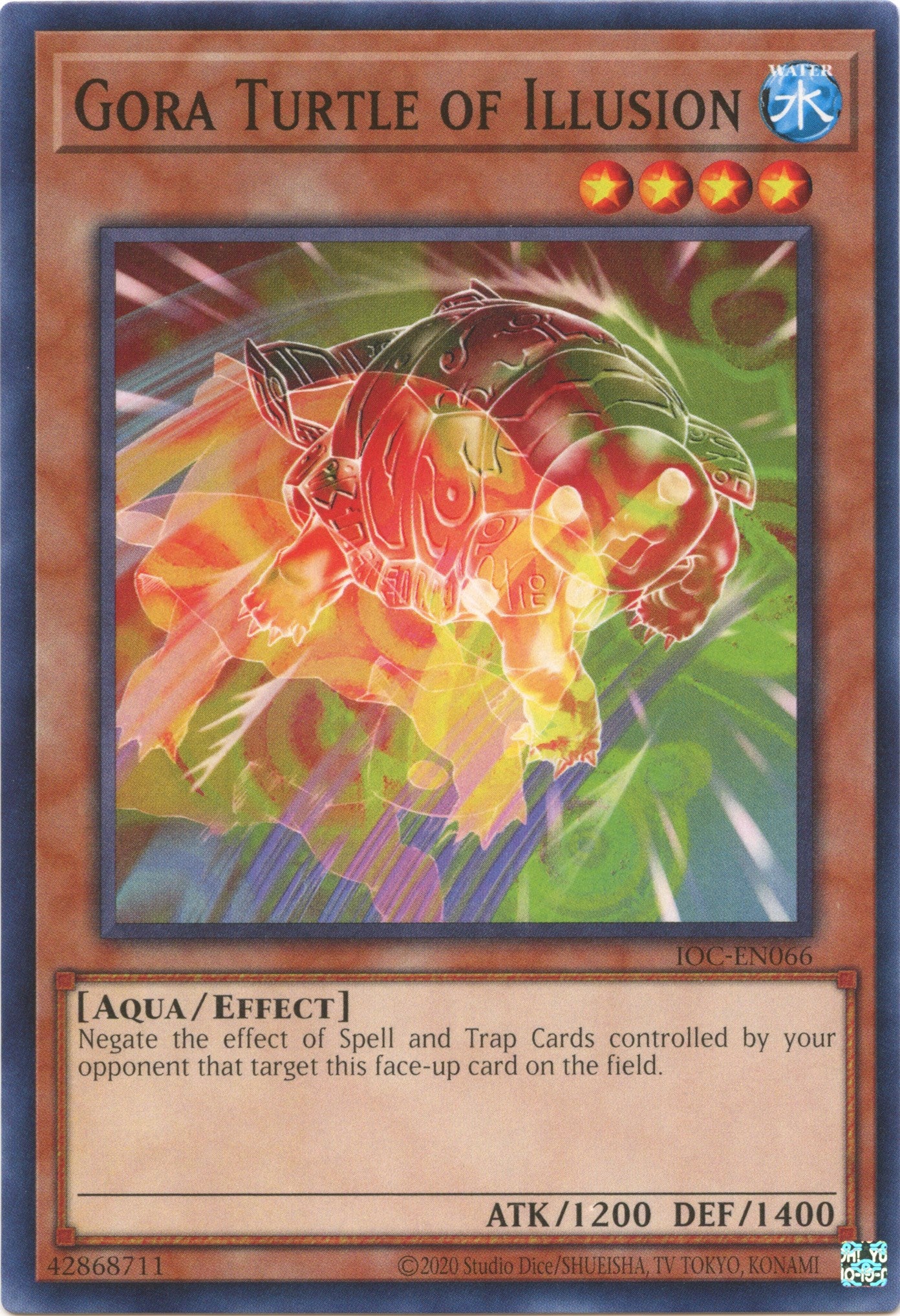 Gora Turtle of Illusion (25th Anniversary) [IOC-EN066] Common | Gaming Infinity