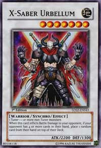 X-Saber Urbellum [5D's Starter Deck 2009] [5DS2-EN043] | Gaming Infinity