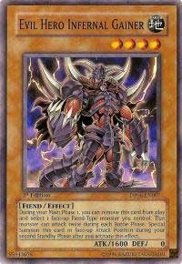 Evil Hero Infernal Gainer [Duelist Pack 6: Jaden Yuki 3] [DP06-EN007] | Gaming Infinity