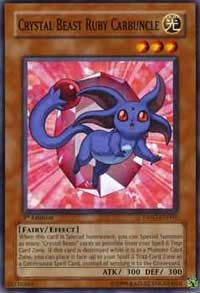 Crystal Beast Ruby Carbuncle [Duelist Pack 7: Jesse Anderson] [DP07-EN001] | Gaming Infinity