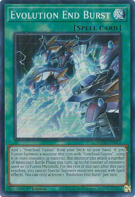 Evolution End Burst [MAZE-EN015] Super Rare | Gaming Infinity