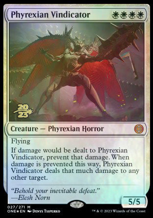 Phyrexian Vindicator [Phyrexia: All Will Be One Prerelease Promos] | Gaming Infinity