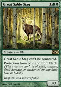 Great Sable Stag [Magic 2010] | Gaming Infinity