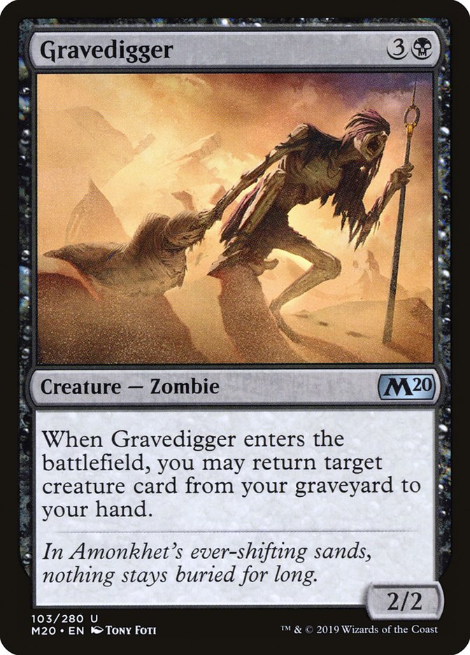 Gravedigger [Core Set 2020] | Gaming Infinity