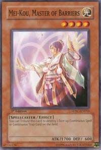 Mei–Kou, Master of Barriers [Structure Deck: Spellcaster's Command] [SDSC-EN016] | Gaming Infinity