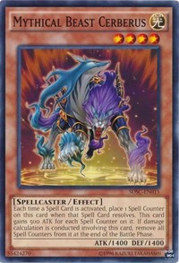 Mythical Beast Cerberus [Structure Deck: Spellcaster's Command] [SDSC-EN015] | Gaming Infinity