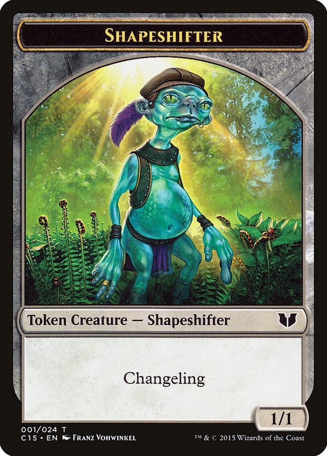 Shapeshifter // Shapeshifter Double-Sided Token [Commander 2015 Tokens] | Gaming Infinity