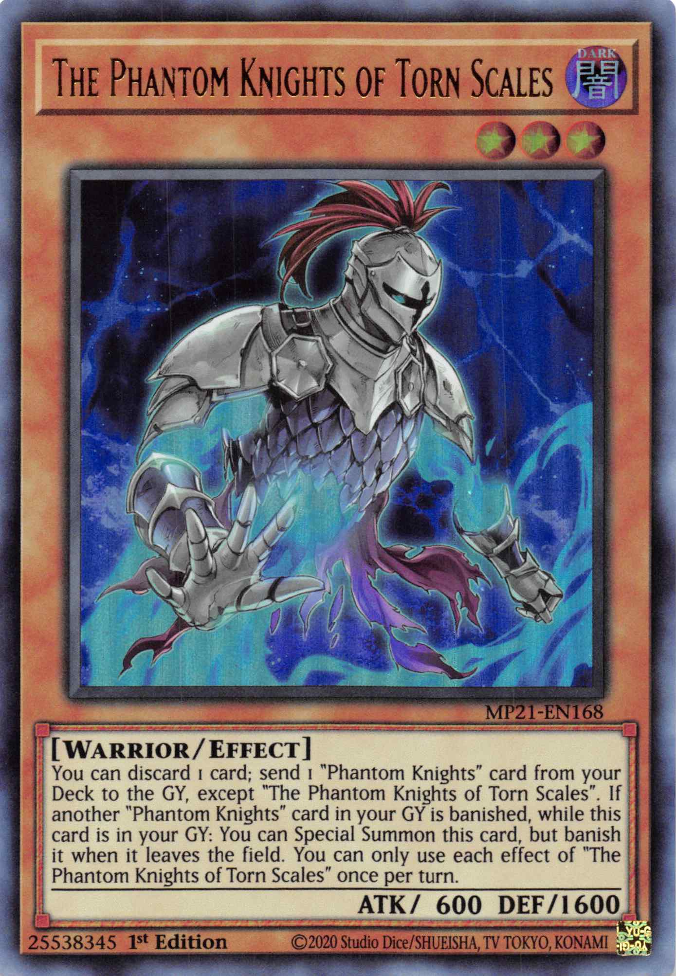 The Phantom Knights of Torn Scales [MP21-EN168] Ultra Rare | Gaming Infinity