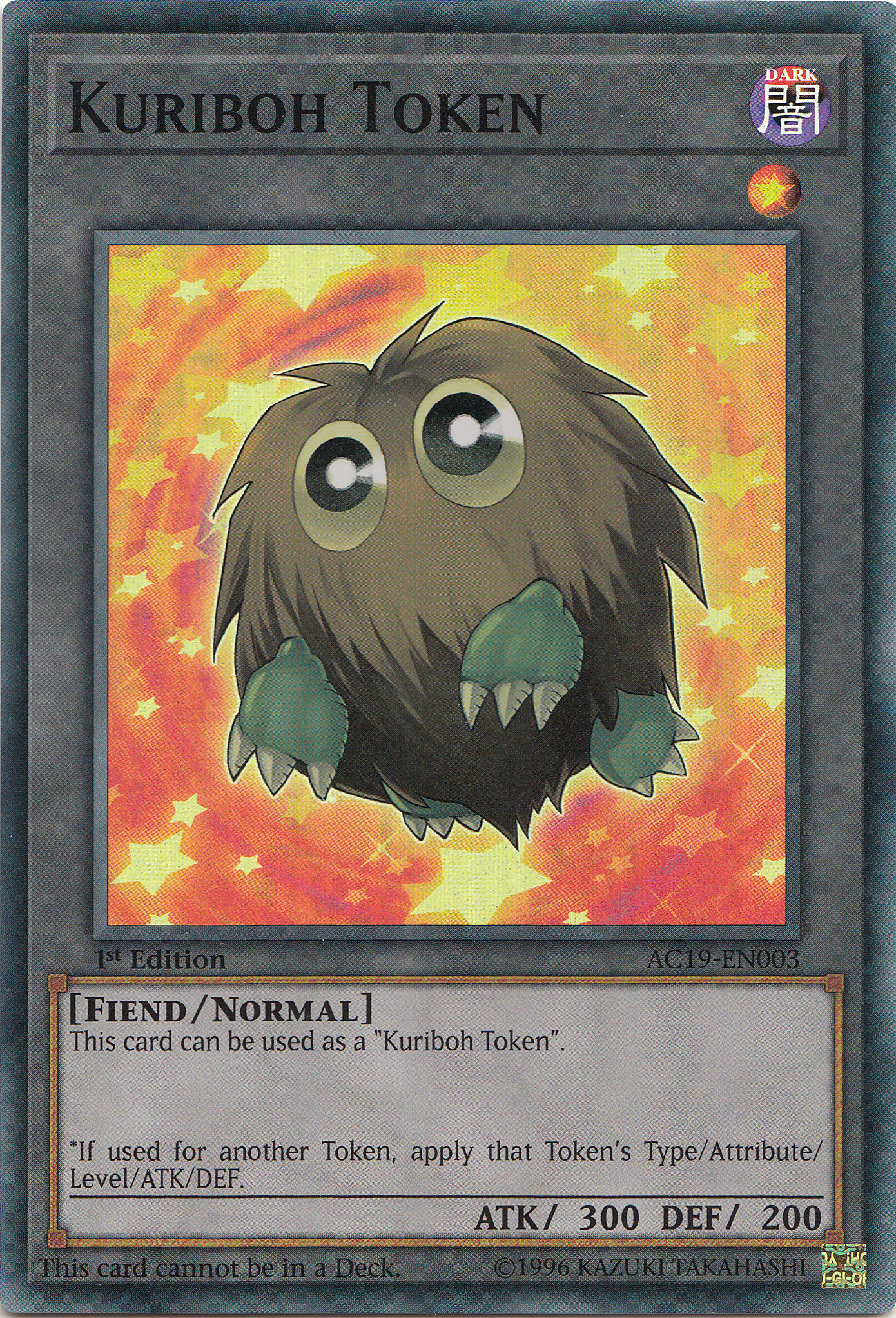 Kuriboh Token [AC19-EN003] Super Rare | Gaming Infinity