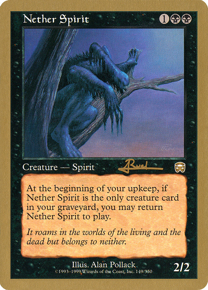 Nether Spirit (Antoine Ruel) [World Championship Decks 2001] | Gaming Infinity