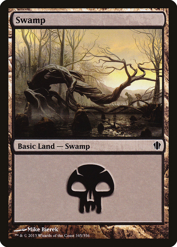 Swamp (345) [Commander 2013] | Gaming Infinity