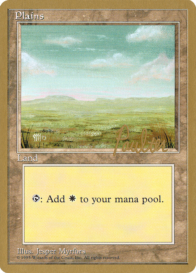 Plains (pp364) (Preston Poulter) [Pro Tour Collector Set] | Gaming Infinity