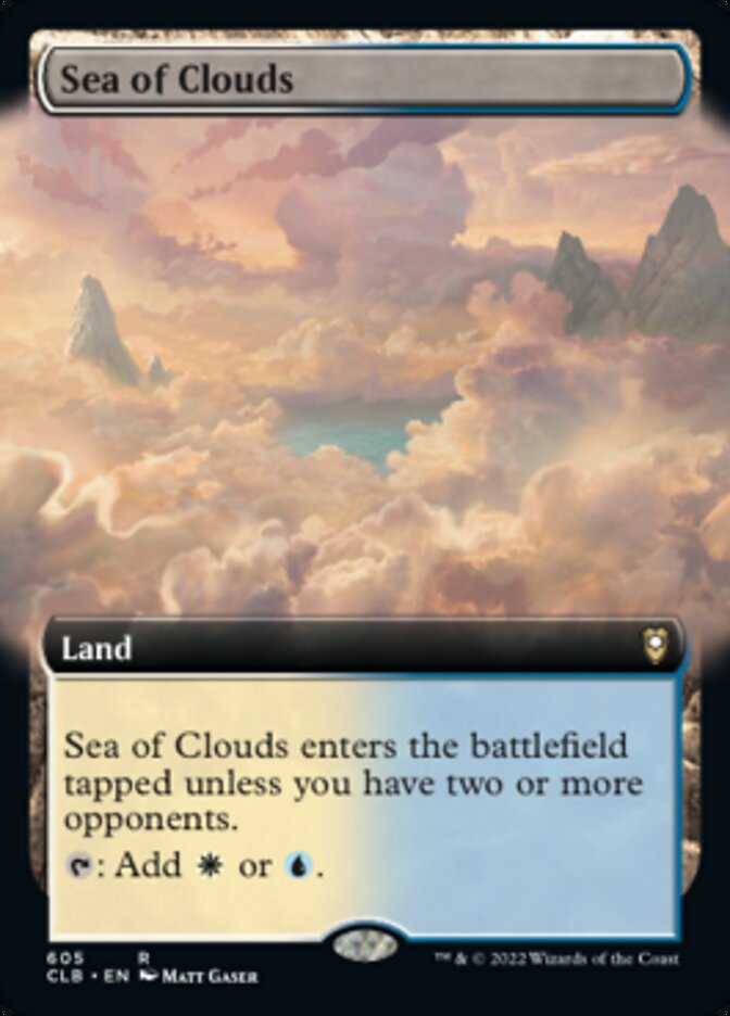 Sea of Clouds (Extended Art) [Commander Legends: Battle for Baldur's Gate] | Gaming Infinity