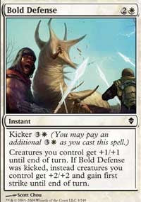 Bold Defense [Zendikar] | Gaming Infinity