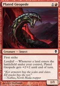 Plated Geopede [Zendikar] | Gaming Infinity