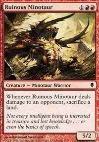 Ruinous Minotaur [Zendikar] | Gaming Infinity