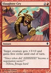 Slaughter Cry [Zendikar] | Gaming Infinity