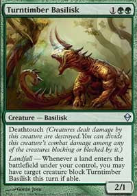 Turntimber Basilisk [Zendikar] | Gaming Infinity