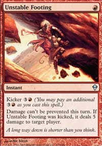 Unstable Footing [Zendikar] | Gaming Infinity