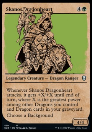 Skanos Dragonheart (Showcase) [Commander Legends: Battle for Baldur's Gate] | Gaming Infinity