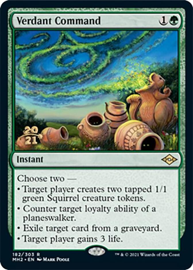 Verdant Command [Modern Horizons 2 Prerelease Promos] | Gaming Infinity