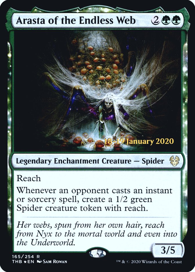 Arasta of the Endless Web [Theros Beyond Death Prerelease Promos] | Gaming Infinity