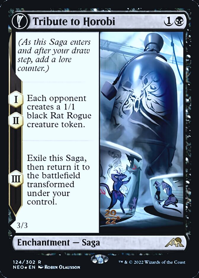 Tribute to Horobi // Echo of Death's Wail [Kamigawa: Neon Dynasty Prerelease Promos] | Gaming Infinity