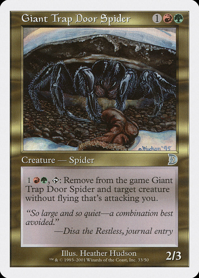 Giant Trap Door Spider [Deckmasters] | Gaming Infinity