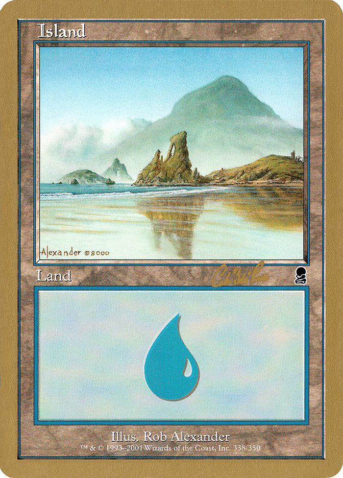 Island (cr338) (Carlos Romao) [World Championship Decks 2002] | Gaming Infinity