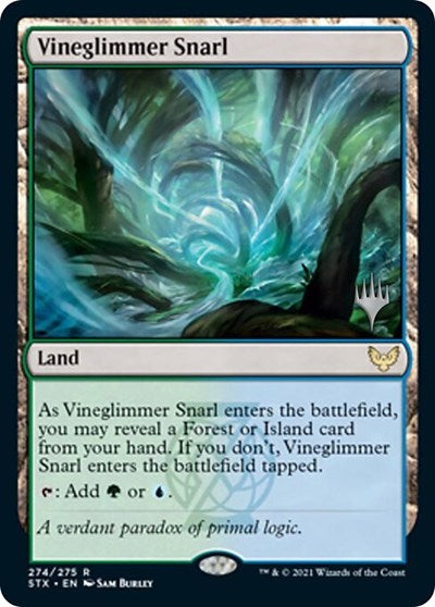 Vineglimmer Snarl (Promo Pack) [Strixhaven: School of Mages Promos] | Gaming Infinity