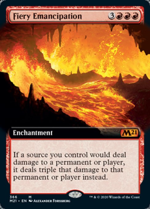 Fiery Emancipation (Extended Art) [Core Set 2021] | Gaming Infinity