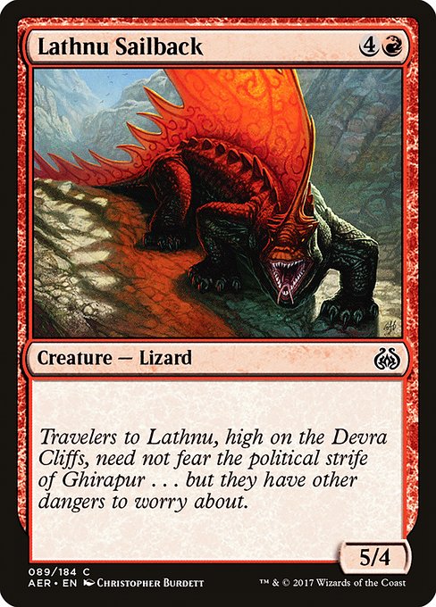 Lathnu Sailback [Aether Revolt] | Gaming Infinity
