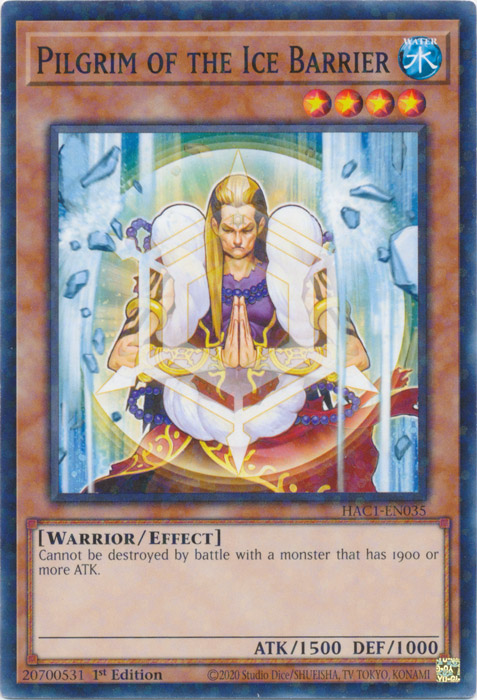 Pilgrim of the Ice Barrier (Duel Terminal) [HAC1-EN035] Common | Gaming Infinity