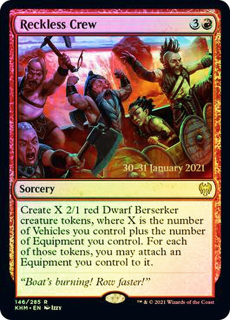 Reckless Crew  [Kaldheim Prerelease Promos] | Gaming Infinity