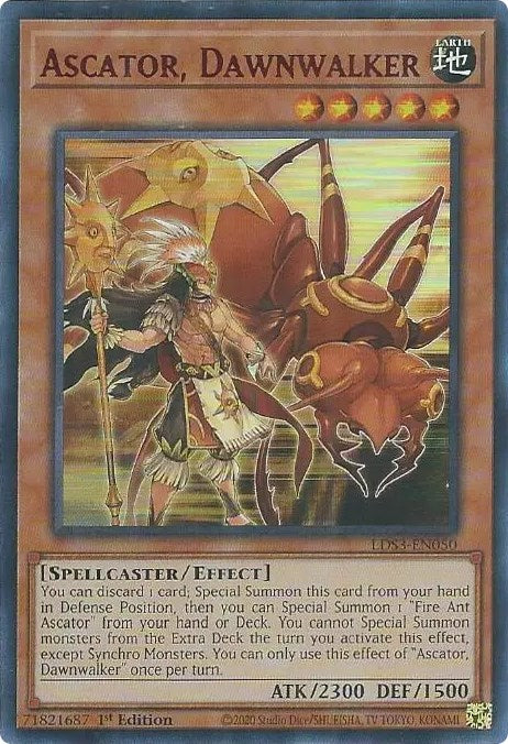 Ascator, Dawnwalker (Red) [LDS3-EN050] Ultra Rare | Gaming Infinity