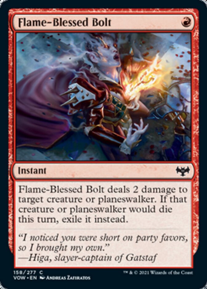 Flame-Blessed Bolt [Innistrad: Crimson Vow] | Gaming Infinity