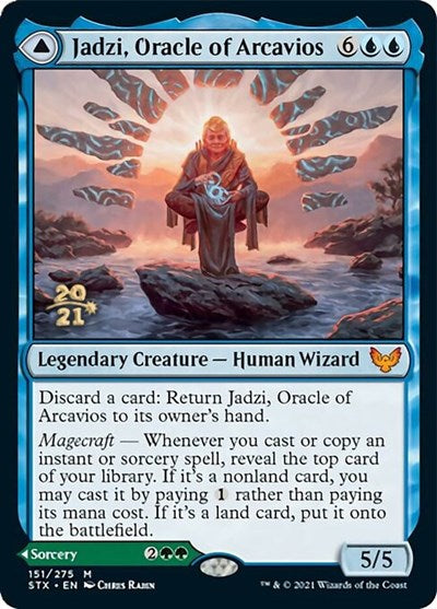 Jadzi, Oracle of Arcavios // Journey to the Oracle [Strixhaven: School of Mages Prerelease Promos] | Gaming Infinity