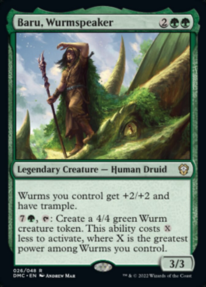 Baru, Wurmspeaker [Dominaria United Commander] | Gaming Infinity