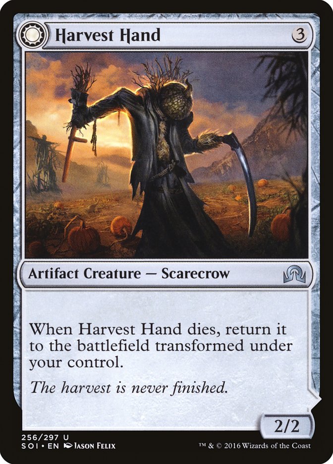 Harvest Hand // Scrounged Scythe [Shadows over Innistrad] | Gaming Infinity