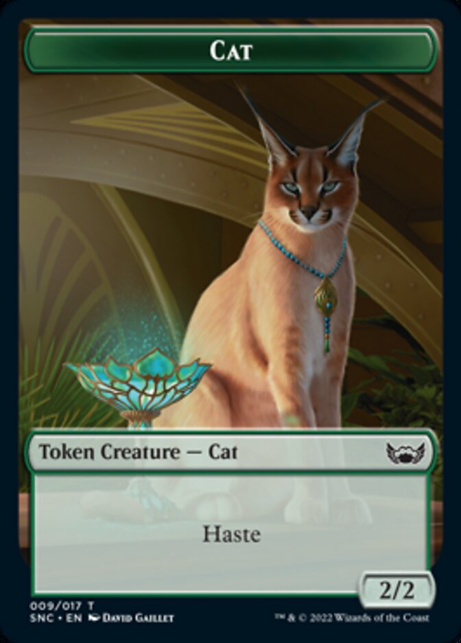 Cat // Angel Double-sided Token [Streets of New Capenna Tokens] | Gaming Infinity