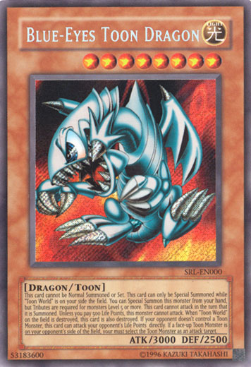 Blue-Eyes Toon Dragon [SRL-EN000] Secret Rare | Gaming Infinity