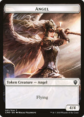 Angel // Salamander Warrior Token [Commander Legends Tokens] | Gaming Infinity