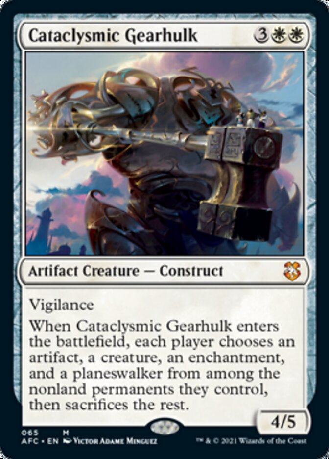 Cataclysmic Gearhulk [Dungeons & Dragons: Adventures in the Forgotten Realms Commander] | Gaming Infinity