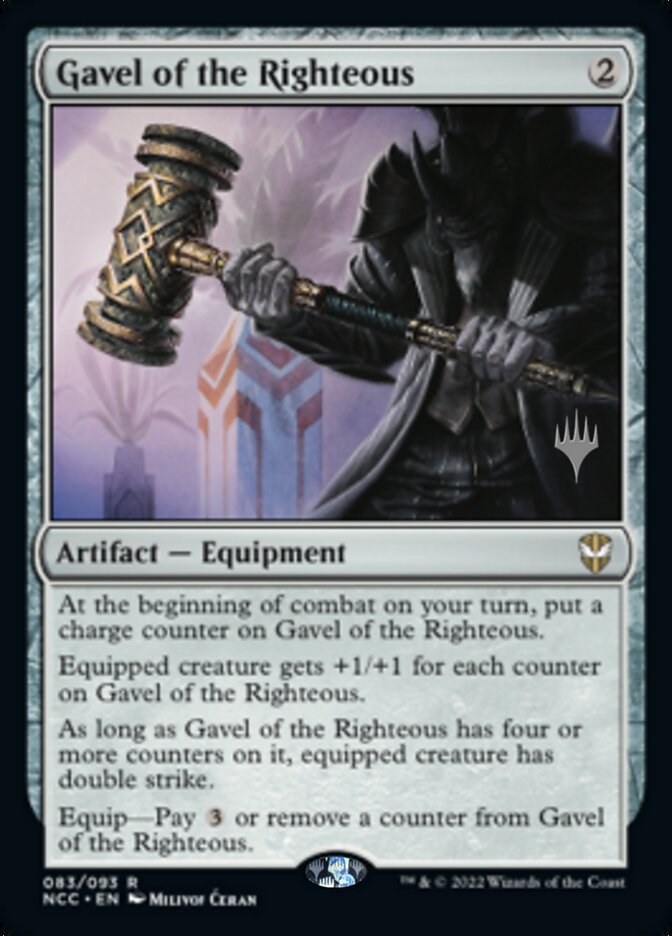 Gavel of the Righteous (Promo Pack) [Streets of New Capenna Commander Promos] | Gaming Infinity