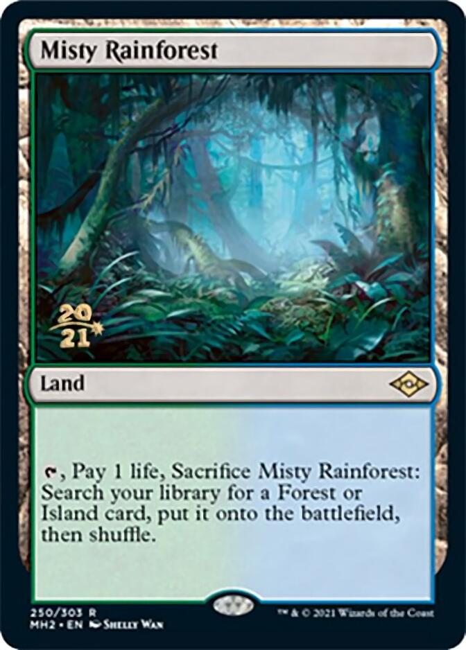 Misty Rainforest [Modern Horizons 2 Prerelease Promos] | Gaming Infinity