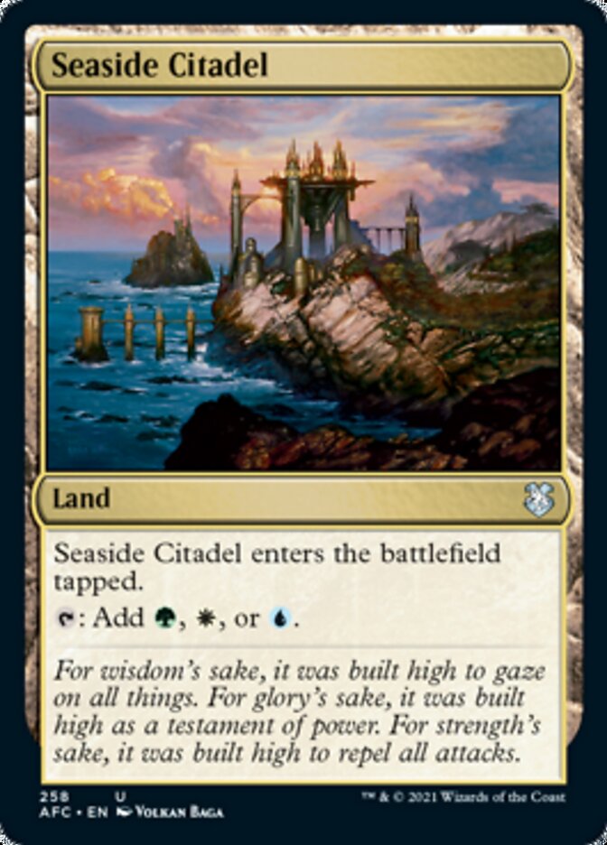 Seaside Citadel [Dungeons & Dragons: Adventures in the Forgotten Realms Commander] | Gaming Infinity