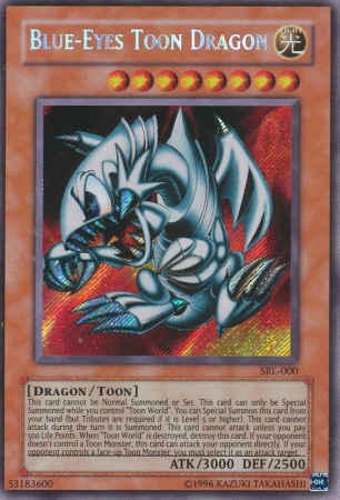 Blue-Eyes Toon Dragon [SRL-000] Secret Rare | Gaming Infinity