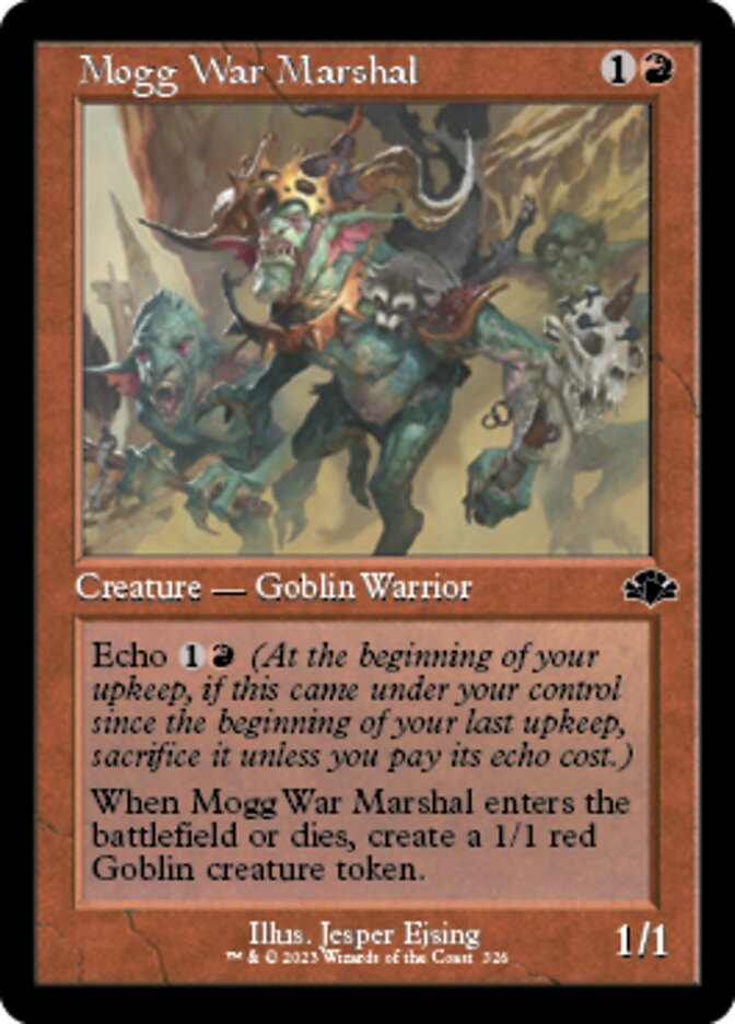 Mogg War Marshal (Retro) [Dominaria Remastered] | Gaming Infinity